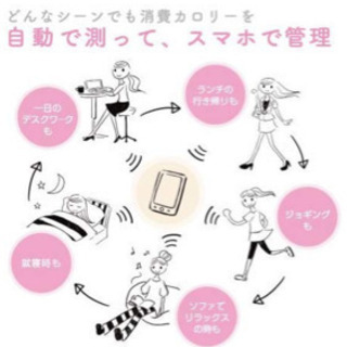 【未使用・0円】活動量計カラダフィット（Android対応NFCモデル／ルナルナ限定パッケージ）の画像