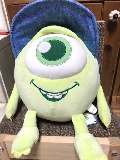 【美品】モンスターズインク マイク ぬいぐるみ