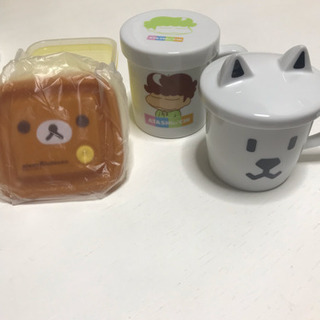 【未使用】マグカップ、タッパーセット