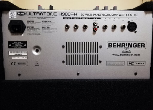 ベリンガー◆キーボードアンプ K900FX ULTRATONE ミキサー内蔵型 弾き語り ギター◆ BEHRINGER