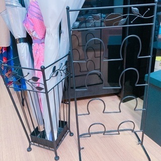 スリッパラックと傘立て 大阪市中央区 お引き取り限定