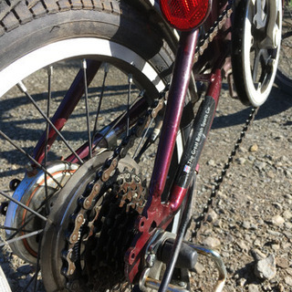 MINI 折りたたみ自転車 ケーブルロック 輪行バッグ付の画像