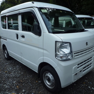軽バン専門在庫５０台　新型エブリィ　ナビ　５速オートマ　２７年　...