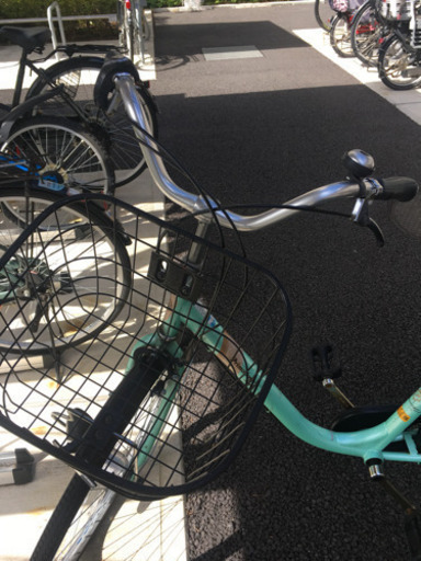 チャイルドシート付き自転車