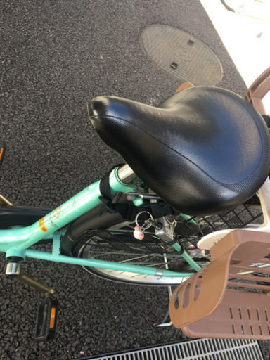 チャイルドシート付き自転車