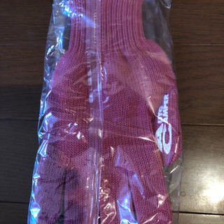 オートキャンパー軍手 赤紫