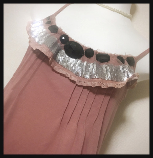 ご購入者様決定【axes femme】キャミソールインナーきらきらスパンコールビジュー レース