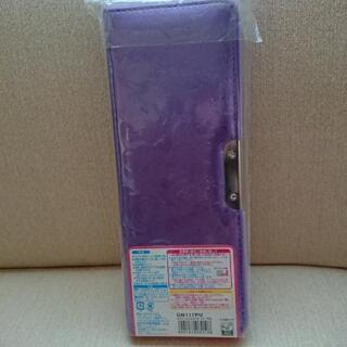 【新品】💜柄の筆入れの画像