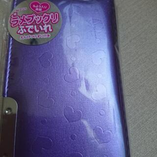 【新品】💜柄の筆入れの画像