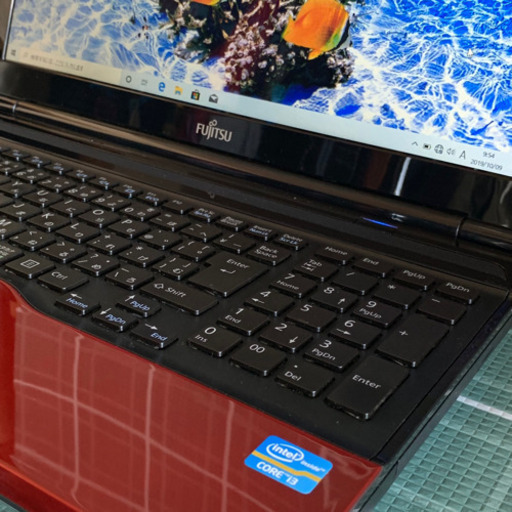 キレイめ赤/第3世代i7/メモリ8G/SSD480G/Blu-lay/Office /Wi-Fi/Bluetooth