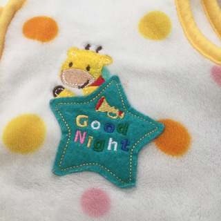 長め丈　スリーパー かいまき ふわふわ ベビー服　子ども服の画像