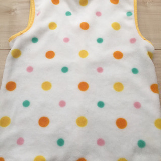 長め丈　スリーパー かいまき ふわふわ ベビー服　子ども服の画像