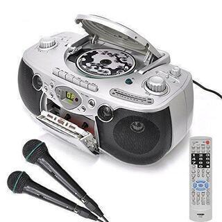 カラオケ/専用マイク2本付属 歌も映画も音楽もテレビにつないで楽...