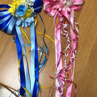 スタンドマイク 造花付きリボン