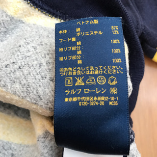 お値下げ　☆ Ralph Lauren パーカー 80の画像