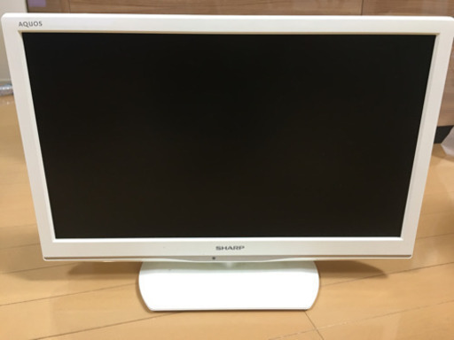【状態良好】AQUOS 22インチ ホワイト 2014年製