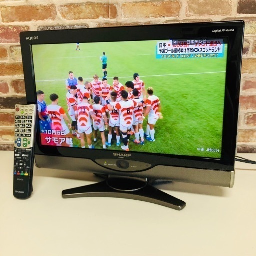 即日受渡可‍♀️ SHARP AQUOS 20V型 液晶テレビ　6000円