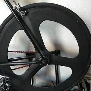 カーボン バトン リア ホイール 固定17t ピスト