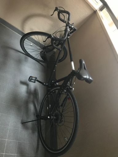 14000円ロードバイク黒