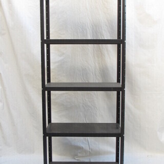 ☆地元のみ☆スチール棚　黒　約６０×３０×１５０ｃｍ