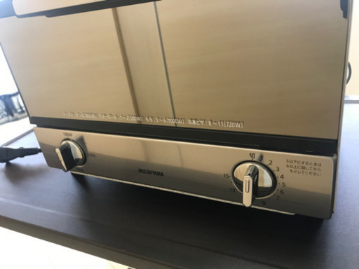 【未使用品】オーブントースター ミラーでおしゃれ
