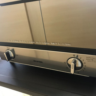 【未使用品】オーブントースター ミラーでおしゃれ