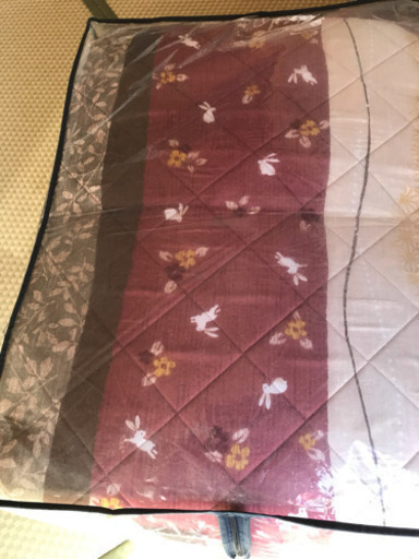 未使用   コタツ掛敷セット  超大判長方形