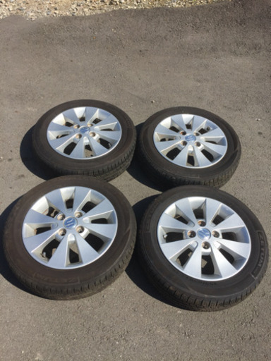 格安14インチアルミ！スズキ純正ホイールタイヤ山アリ！軽自動車にドウゾ！