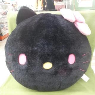 ブラックキティ　クッション