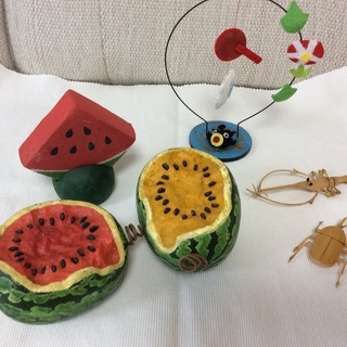 夏飾り★スイカ他