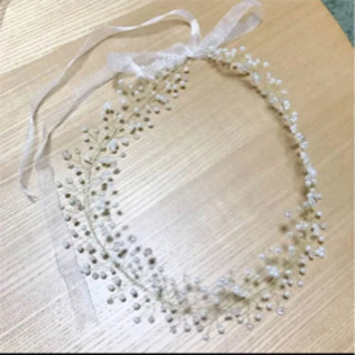 ハンドメイド  wedding 小枝アクセサリー へッドドレス