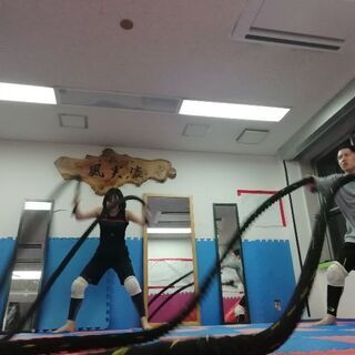 バトルロープ体験トレーニングの画像