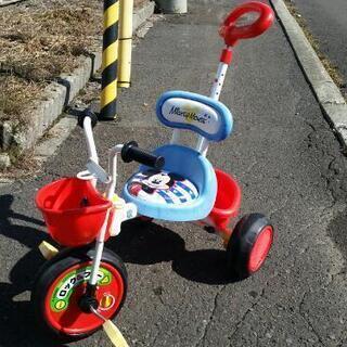 アイデス 三輪車 ミッキー 自転車の中古が安い！激安で譲ります