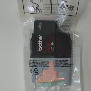 未使用インクカートリッジ　ブラザー純正LC12(ブラック・シアン・マゼンタ・イエロー）の画像