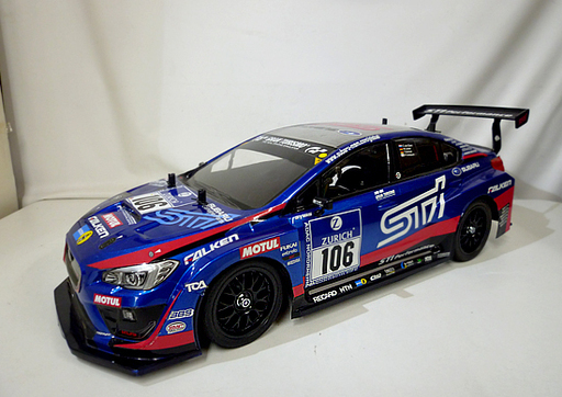TAMIYA/タミヤ 1/10スケール ラジオコントロールカー 電動RCカー SUBARU WRX STI NBR CHALLENGE 本体+シャーシ 札幌市 白石区 東札幌