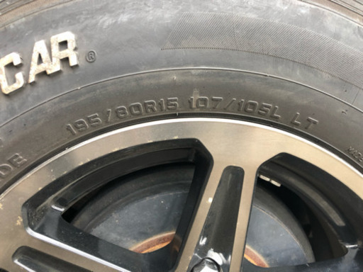 15インチ pro potorX ブラック×ゴールド タイヤ付き 4本セット