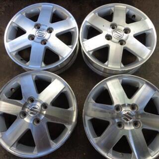 4本set スズキ純正アルミ 14×4.5J 100/4H +5...