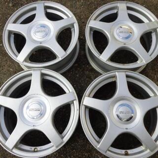 4本set 社外アルミ SX　15×6J 100/114 10Ｈ...