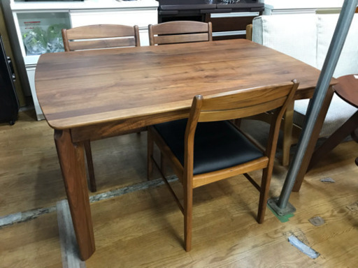 ダイニングテーブル&イス3脚セット 中古
