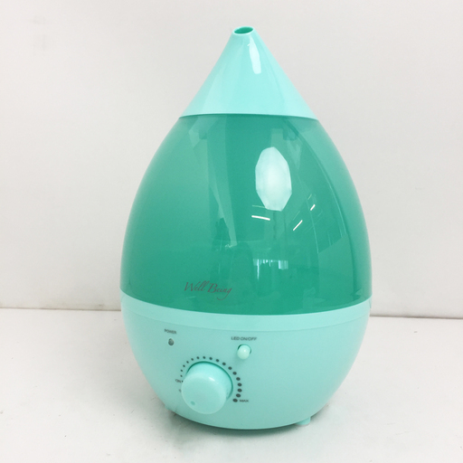 アウトレット☆アロマLED加湿器 グリーン