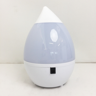 アウトレット☆アロマLED加湿器 レイドロップ ホワイトの画像