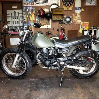 販売終了　YAMAHA TW200 　DG07　ミリタリートラッカーカスタムバイク★愛知から全国発送　近場送料安　FTR　SR　セロー　バンバン　好きにの画像