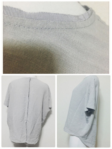 ご購入者様決定【MODEROBE】カットソー リネン素材 グレー