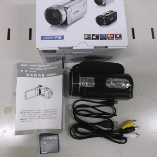 ジョワイユ フルHD デジタルビデオカメラ JOY-F6BK 【保証期間内】の画像