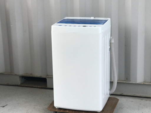 美品！ハイアール洗濯機◇5.5kg◇2019年製◇風乾燥◇JW-C55CK◇JWR-0046★