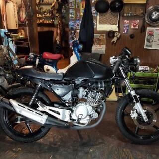 YAMAHA　YBR125 ネオカフェレーサー　125ccカスタムバイク★　全国発送！　近場送安　実働車体　CG　GN　SR　YD　CD　CBR　好きに　ネトモトの画像