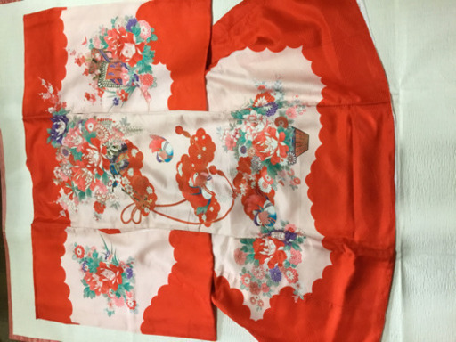 七五三　3歳用着物　正絹　美品