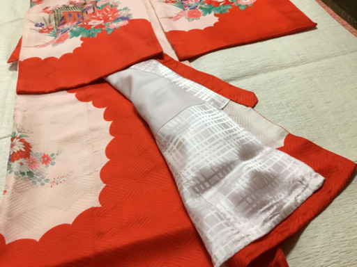 七五三　3歳用着物　正絹　美品