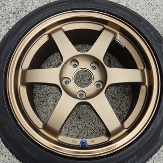 TE37 17インチ 2本 レイズ製鍛造ホイール アルテッツァ、マーク2