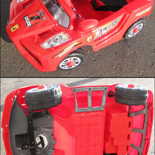 【差し上げます】ジャンク 電動乗用カー FB 玩具 子供 インテリアの画像